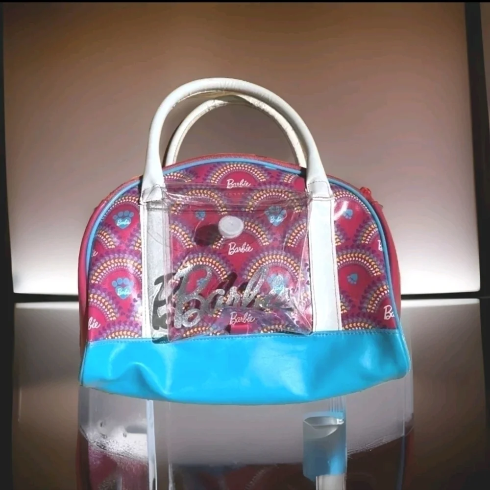 Barbie Vet/Cosmetic/Barbie Girl Cosplay Double Zip Medium Tote Bag